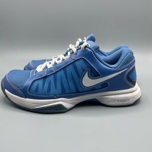 Nike Womens Zoom Courtlite 3 487996-414 Blue Running Shoes Sneakers Size 6